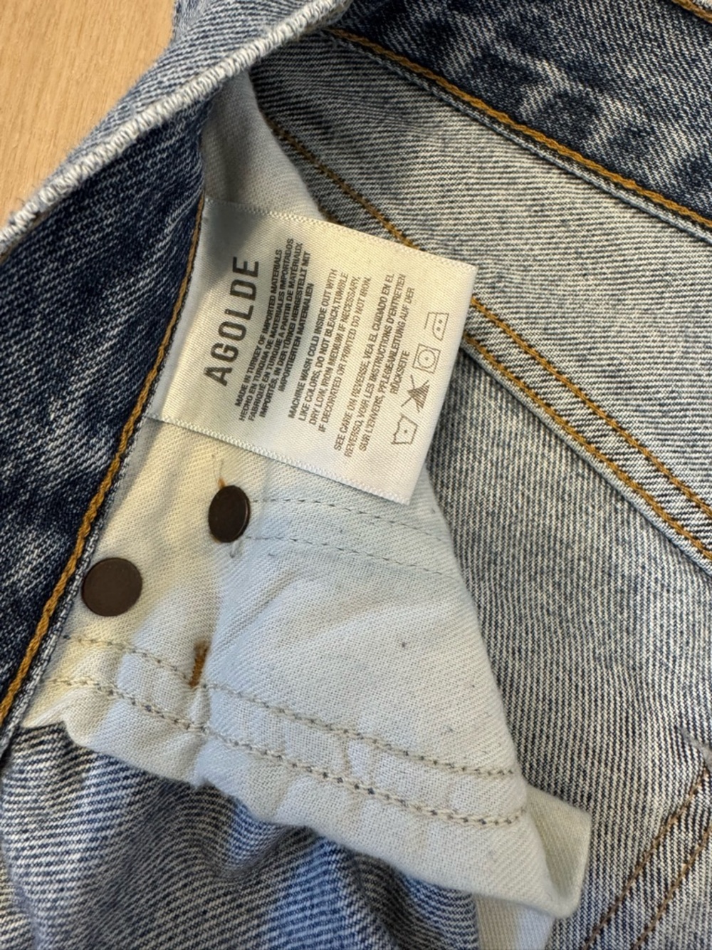 Agolde 90s pinch waist high rise straight leg - Picture 4 of 8